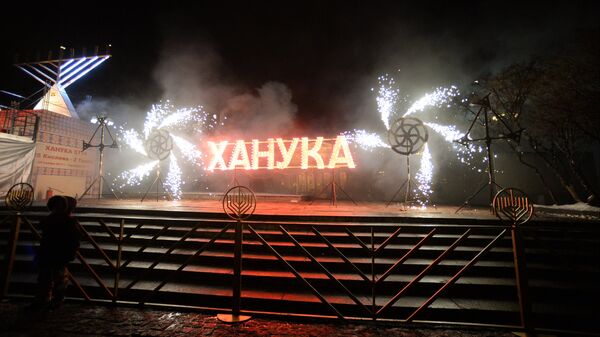 Празднование Хануки в Москве - Sputnik Грузия