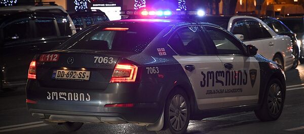 Патрульная машина едет по улицам столицы Грузии - Sputnik Грузия