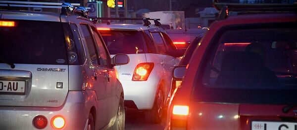 ავტომობილების საცობი თბილისში - Sputnik საქართველო