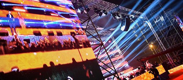 Новогодний концерт на площади Революции роз - Sputnik Грузия