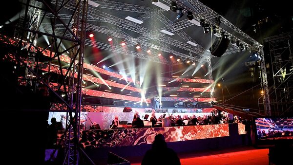 Новогодний концерт на площади Революции роз - Sputnik Грузия