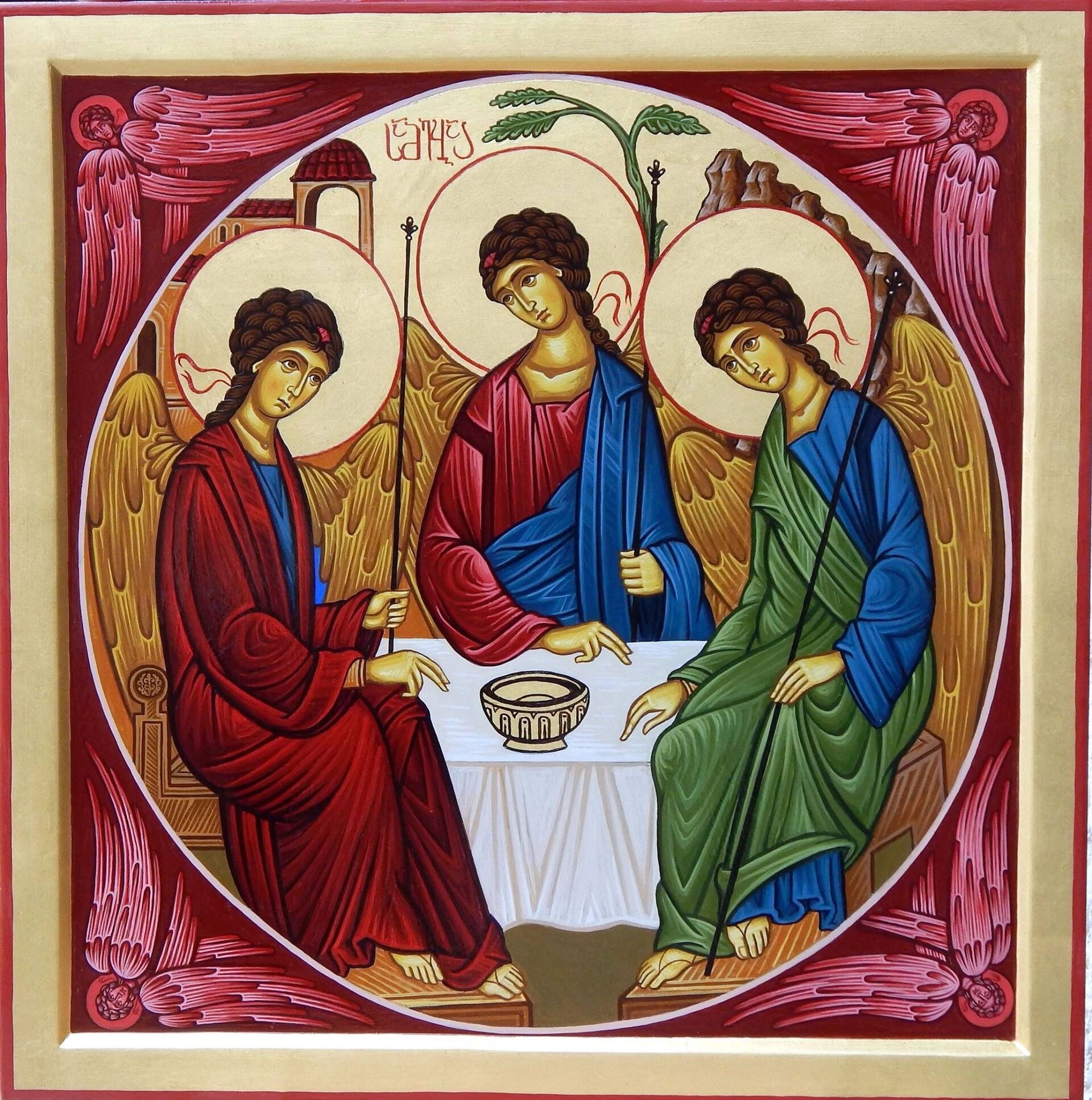 Икона Святой Троицы, написанная Патриархом Грузии - Sputnik Грузия, 1920, 03.01.2026