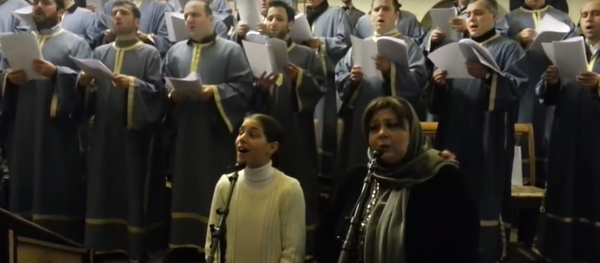 Церковный хор исполняет грузинскую рождественскую песню Алило Церковный хор исполняет грузинскую рождественскую песню Алило - Sputnik Грузия