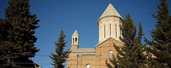 Армянская церковь Нор Эчмиадзин в районе Авлабари Армянская церковь Нор Эчмиадзин в районе Авлабари - Sputnik Грузия