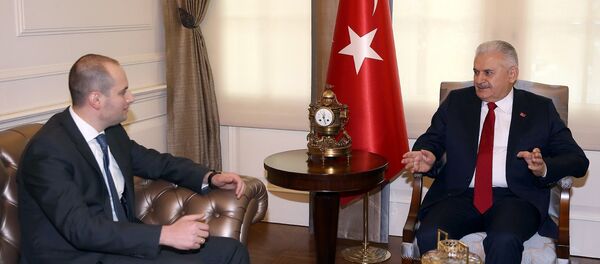 Михаил Джанелидзе и Бинали Йылдырымом - Sputnik Грузия