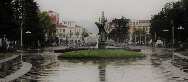 Батумский бульвар в дождь - Sputnik Грузия