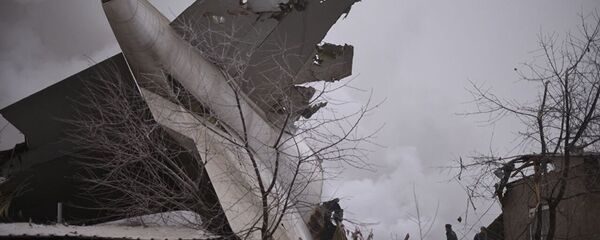 Грузовой самолет Боинг упал на село под Бишкеком - Sputnik Грузия