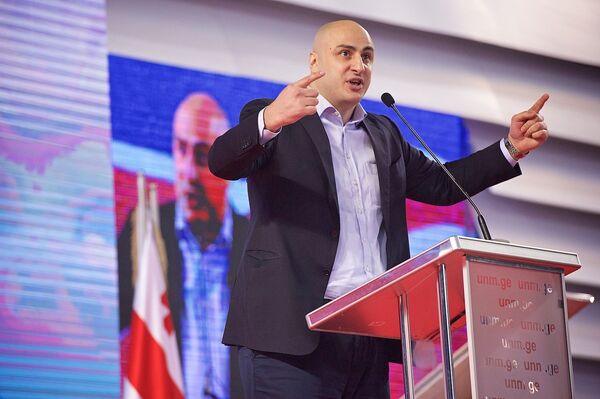 Глава Политсовета ЕНД Ника Мелия - Sputnik Грузия