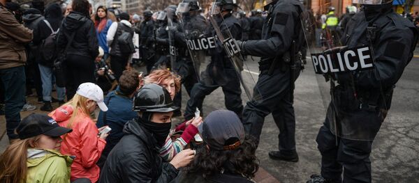 პოლიცია ვაშინგტონში ინაუგურაციის დღეს - Sputnik საქართველო