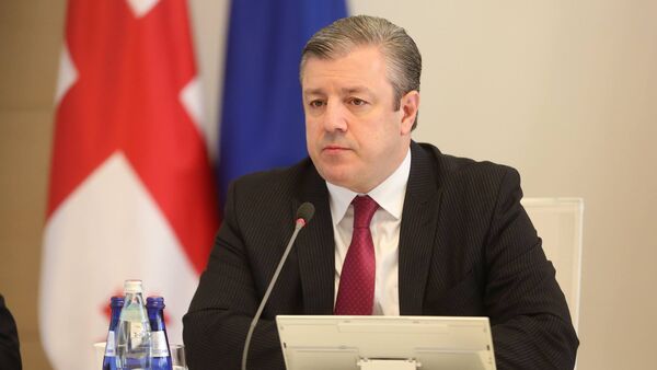 Премьер-министр Грузии Георгий Квирикашвили на заседании правительства - Sputnik Грузия