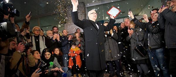 ელდარ შენგელაია საკუთარი ვარსკვლავის გახსნაზე ელდარ შენგელაია საკუთარი ვარსკვლავის გახსნაზე - Sputnik საქართველო