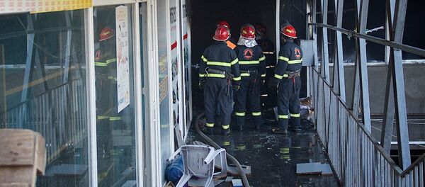 ხანძარმა სავაჭრო ცენტრი ბავშვთა სამყარო გაანდგურა - Sputnik საქართველო