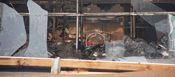 Пожар уничтожил торговый центр Детский мир - Sputnik Грузия