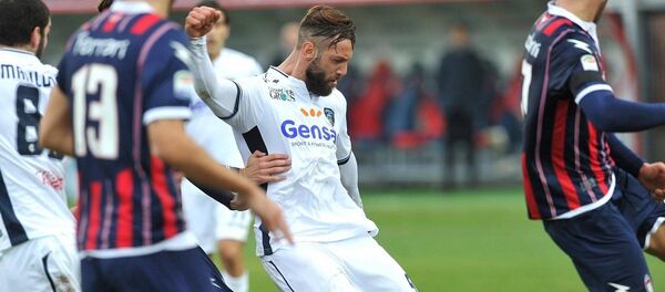 Нападающий сборной Грузии по футболу и итальянского Эмполи Леван Мчедлидзе Нападающий сборной Грузии по футболу и итальянского Эмполи Леван Мчедлидзе - Sputnik Грузия