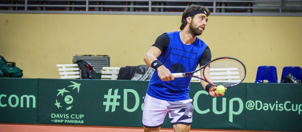 Теннисист Николоз Басилашвили - Sputnik Грузия