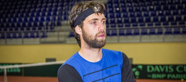 Теннисист Николоз Басилашвили - Sputnik Грузия