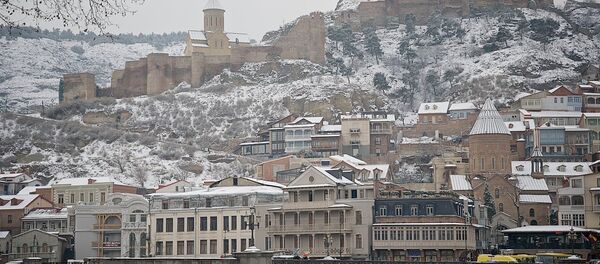 ნარიყალას ხედი ზამთარში ნარიყალას ხედი ზამთარში - Sputnik საქართველო