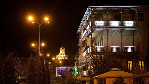 Вечерний Тбилиси зимой - Sputnik Грузия