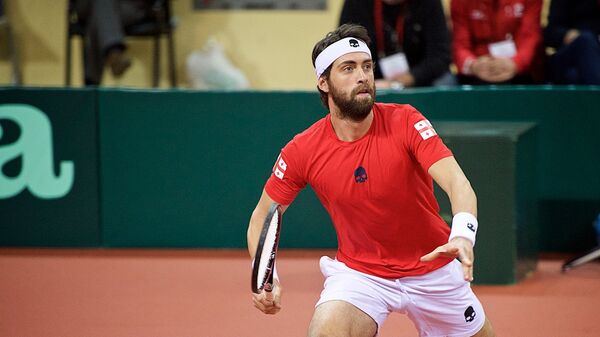 Теннисист Николоз Басилашвили - Sputnik Грузия