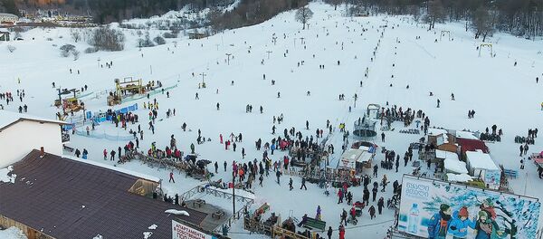 ბაკურიანი: გადაღება დრონიდან GEO GEORGIAN - Sputnik საქართველო