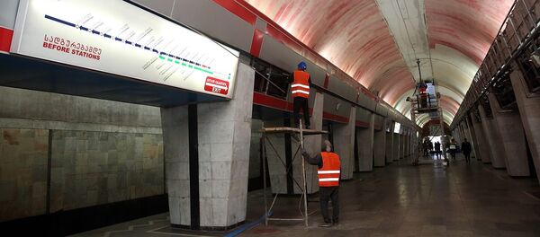 სარემონტო სამუშაოები მეტროში - Sputnik საქართველო