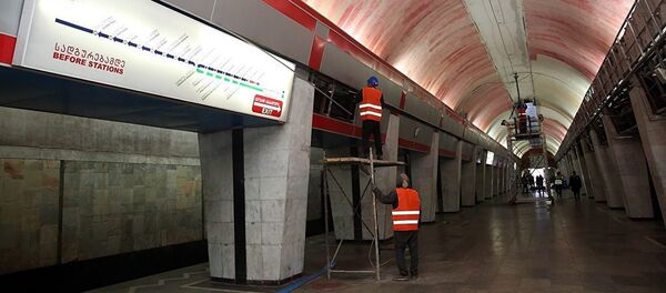 სარემონტო სამუშაოები თბილისის მეტროში სარემონტო სამუშაოები თბილისის მეტროში - Sputnik საქართველო