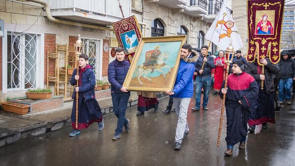 Армянский праздник всех влюбленных - шествие в День Святого Саркиса - Sputnik Грузия