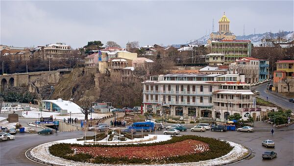 Центр Тбилиси зимой - Sputnik Грузия