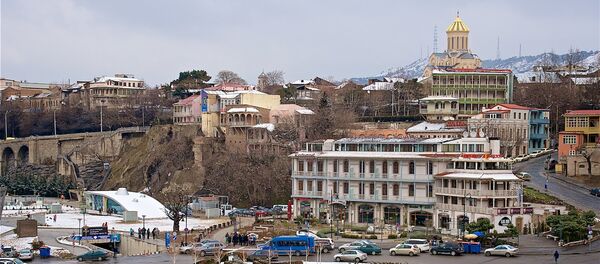 Центр Тбилиси зимой Центр Тбилиси зимой - Sputnik Грузия