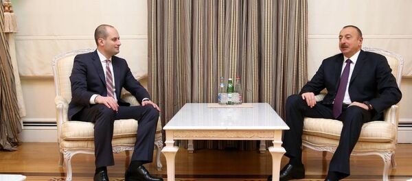 Михаил Джанелидзе и Ильхам Алиев - Sputnik Грузия