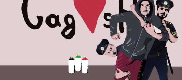 Стрит-арт всегда вне закона - Sputnik Грузия