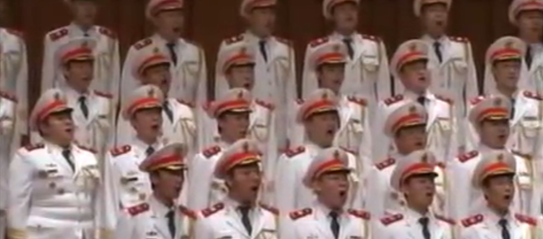 Хор народной полиции Китая поет Сулико - Sputnik Грузия