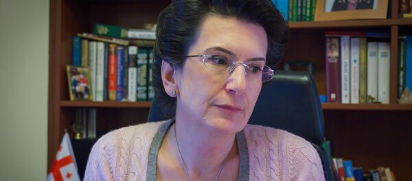 Лидер партии Демократическое движение - Единая Грузия Нино Бурджанадзе - Sputnik Грузия