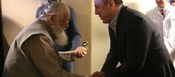 ილია მეორე და გიორგი კვირიკაშვილი - Sputnik საქართველო