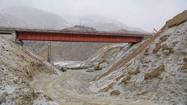 Строительство моста на Военно-Грузинской дороге - Sputnik Грузия