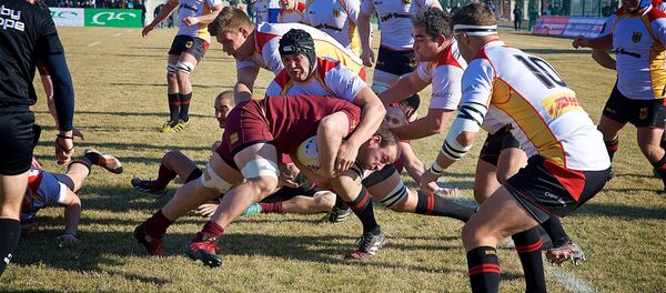 Сборная Грузии по регби против команды Германии, игра завершилась со счетом 50:6 Сборная Грузии по регби против команды Германии, игра завершилась со счетом 50:6 - Sputnik Грузия