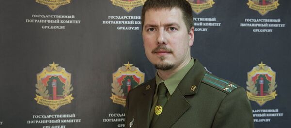 Заместитель пресс-секретаря Госпогранкомитета Беларуси Антон Бычковский - Sputnik Грузия