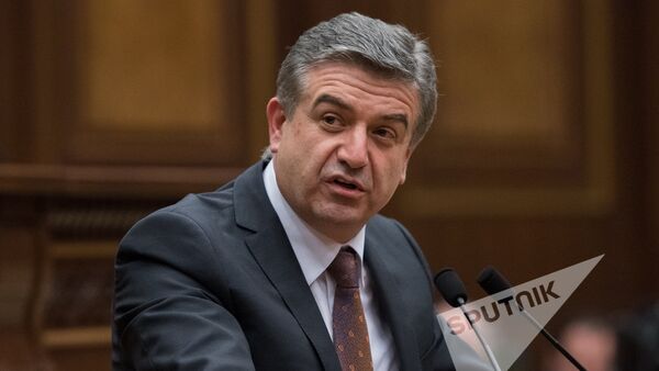 Премьер-министр Армении Карен Карапетян - Sputnik Грузия