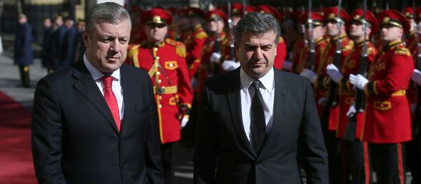 საქართველოს და სომხეთის პრემიერ-მინისტრები - Sputnik საქართველო