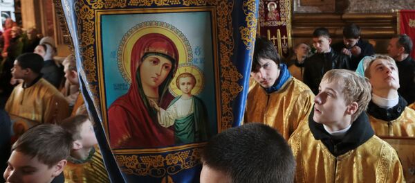 Божественная литургия с крестным ходом Божественная литургия с крестным ходом - Sputnik Грузия