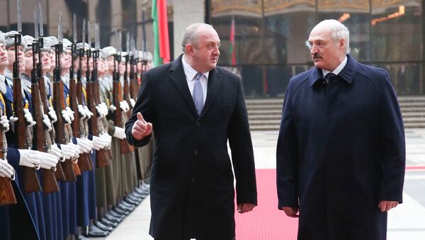 Президент Грузии Георгий Маргвелашвили встретился со своим белорусским коллегой Александром Лукашенко - Sputnik Грузия