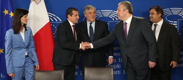 გიორგი კვირიკაშვილი ბრიუსელში - Sputnik საქართველო