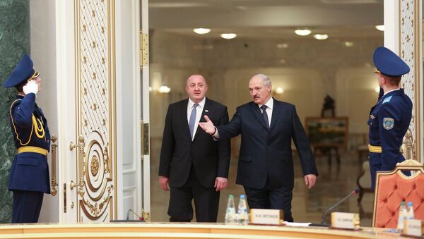 Встреча президентов Грузии и Беларуси Георгия Маргвелашвили и Александра Лукашенко - Sputnik Грузия