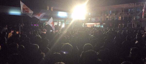 Акция у телекомпании Рустави 2 Акция у телекомпании Рустави 2 - Sputnik Грузия