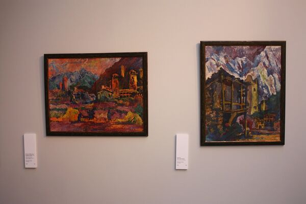 Картины Нателлы Тоидзе из грузинской серии Картины Нателлы Тоидзе из грузинской серии - Sputnik Грузия