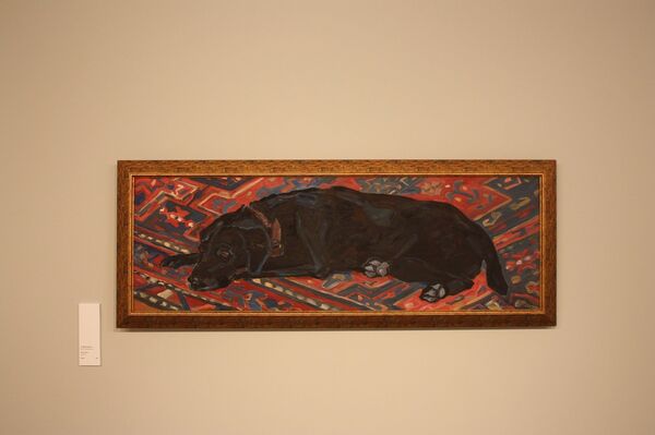 Картина Нателлы Тоидзе У камина Картина Нателлы Тоидзе У камина - Sputnik Грузия