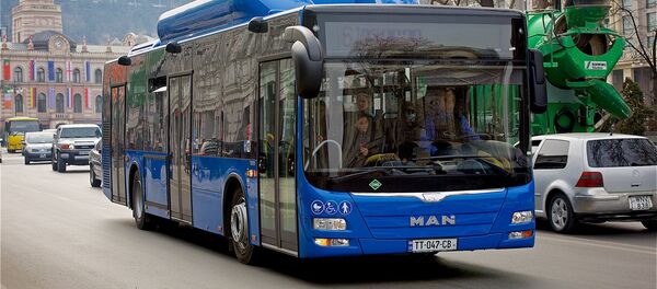 ახალი ლურჯი ავტობუსი თბილისში - Sputnik საქართველო