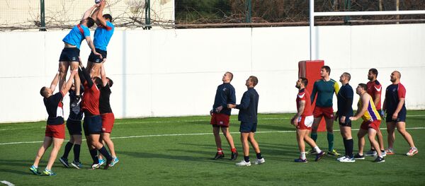 რუსეთის ნაკრები საქართველოს გუნდთან შესახვედრად ემზადება რუსეთის ნაკრები საქართველოს გუნდთან შესახვედრად ემზადება - Sputnik საქართველო