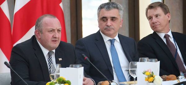 გიორგი მარგველაშვილი დიპლომატებს შეხვდა გიორგი მარგველაშვილი დიპლომატებს შეხვდა - Sputnik საქართველო