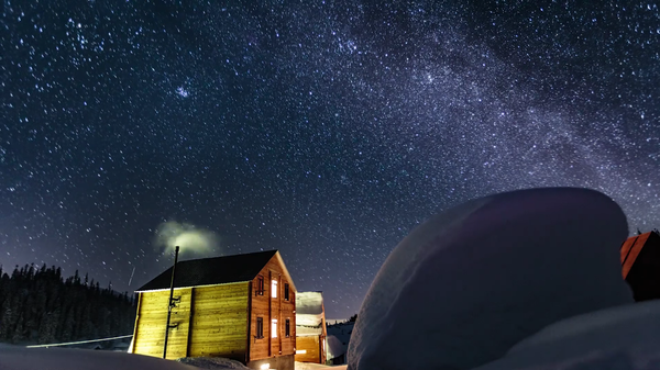 Курорт Бахмаро в снегу - Sputnik Грузия